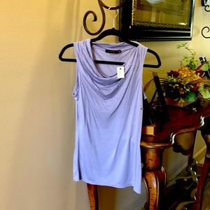 Women’s small sleeveless dress top purple